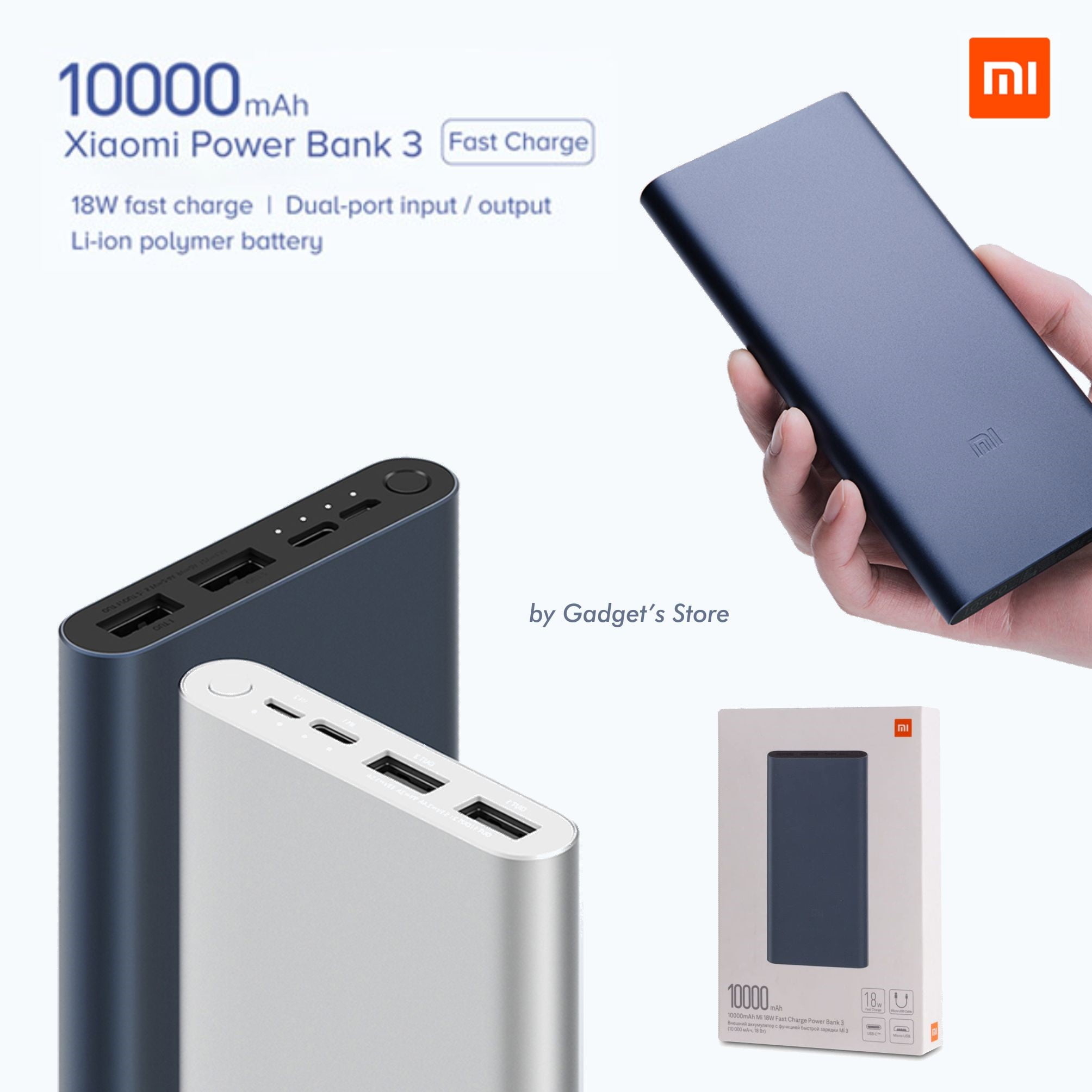 Xiaomi 10000mAh Power Bank 3 Pro